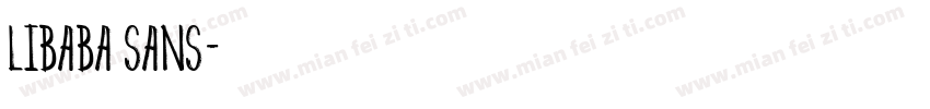 libaba Sans字体转换